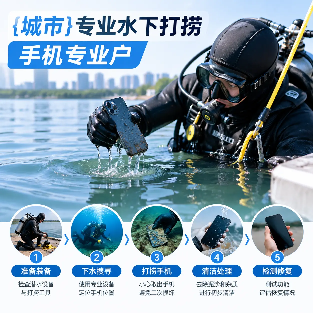 博野专业水下打捞手机专业户