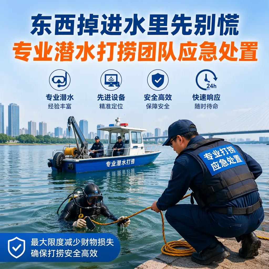 博野东西掉进水里先别慌，专业潜水打捞团队应急处置