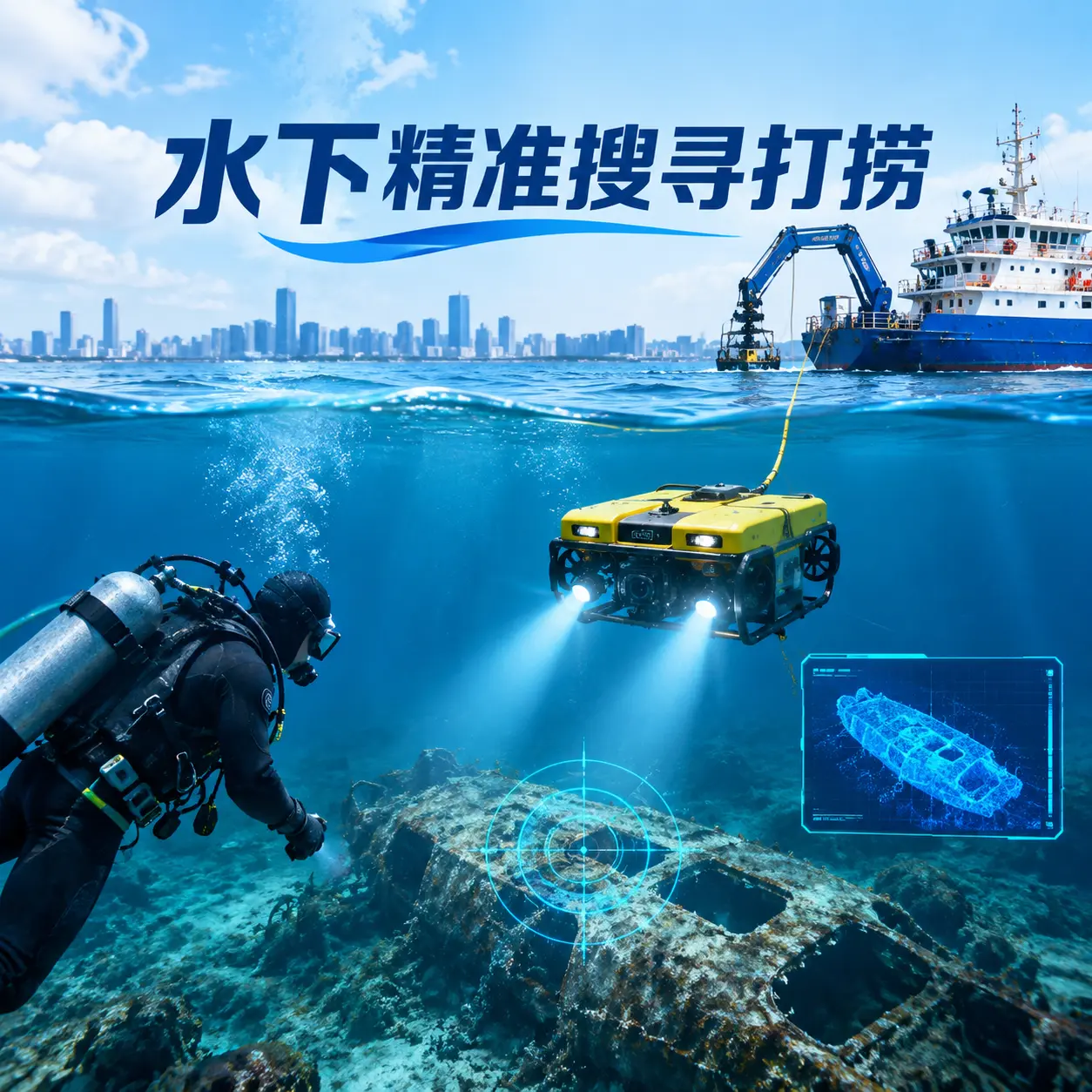 博野水下精准搜寻打捞
